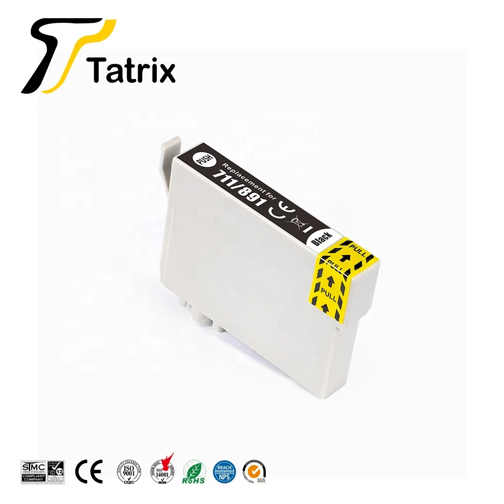Tatrix T0711- 4 цветной совместимый чернильный картридж для принтера Epson Stylus