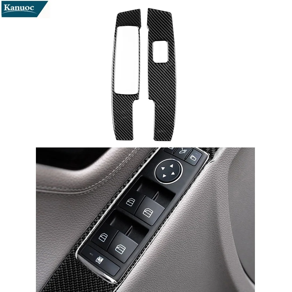 

Автомобильные аксессуары, украшение интерьера, наклейки из углеродного волокна, стеклоподъемник 2 шт. для Mercedes Benz W204 C CLASS 2007-2013