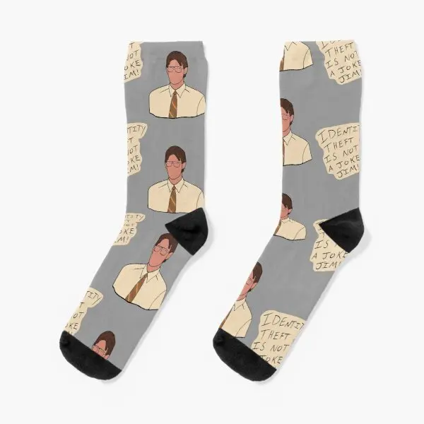

Мужские и женские носки до колена Jim As Dwight с защитой от кражи