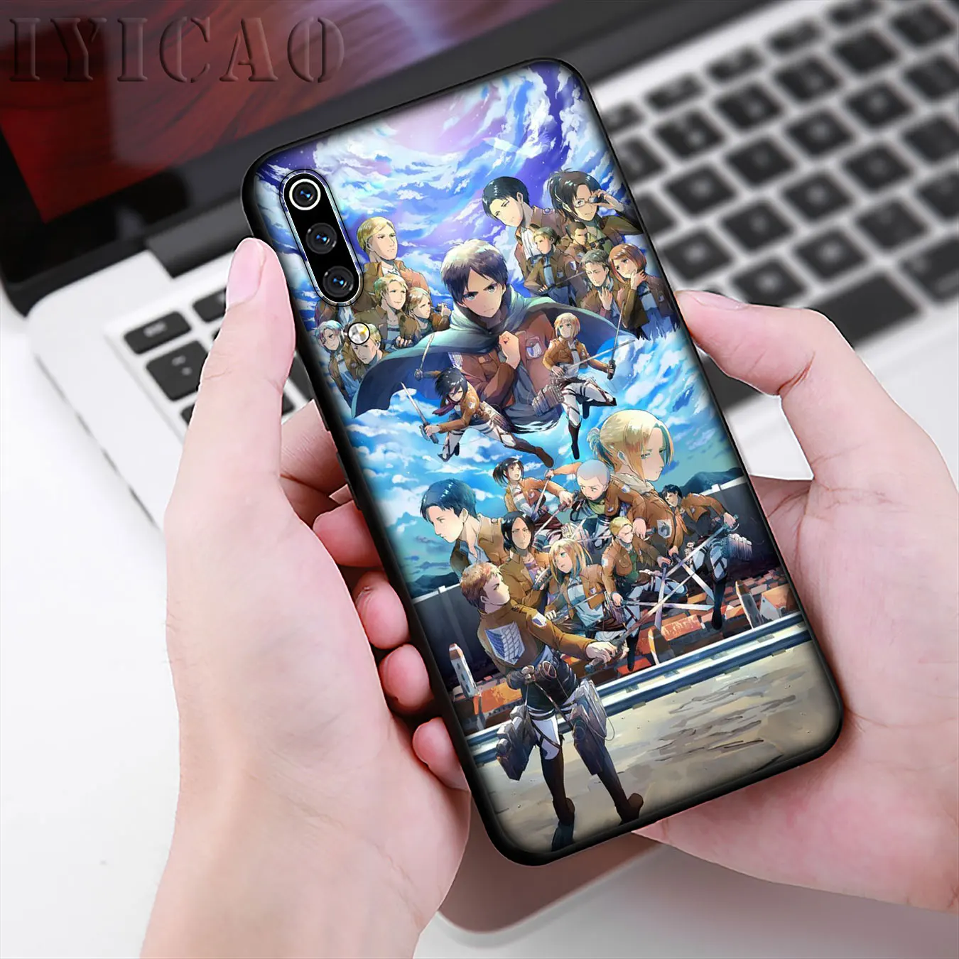 Мягкий силиконовый чехол IYICAO атака на Титанов для телефона Xiaomi Mi 10 9 9T A3 Pro 8 SE A2 Lite A1