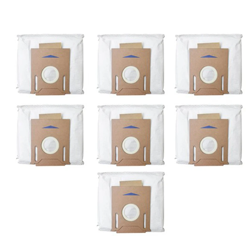 

7 Pcs for ECOVACS DEEBOT OZMO T8 Robot Vacuum Cleaner High Capacity Leakproof Dust Bag Replacement Accessories Parts Kit