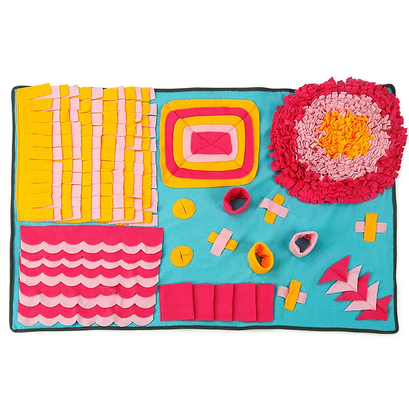 

Interactive Pet Dog Cats Sniffing Mat Cats Release The Pressure Shaped Portable Food Leakage Bowl Pet Dogs Interactive Toy