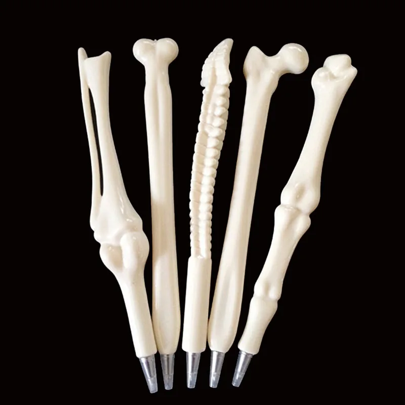 

Student New Bone Shape Ballpoint Pen Stationery Student Gift Doctor And Nurse Materials Plastic Office Stationery 5 Types