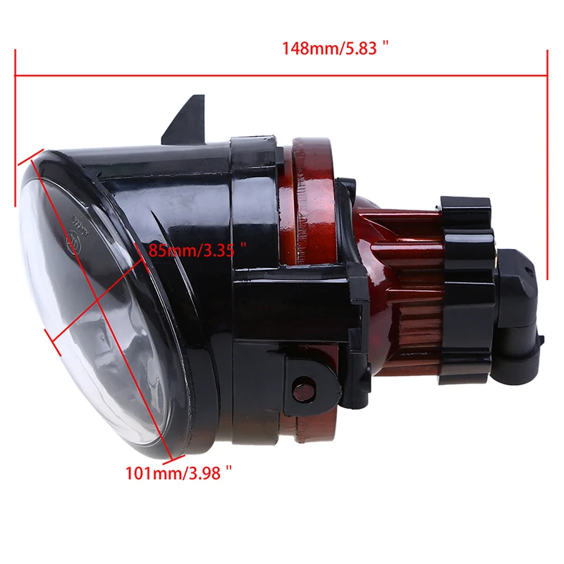 Posbay галогенная выпуклая линза противотуманный светильник фара переднего