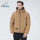 Icebear 2021 зимняя новая мужская куртка короткое хлопковое пальто флисовая куртка унисекс брендовая одежда MWC20966D