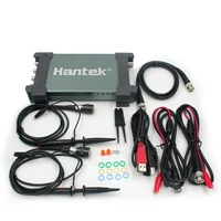 hantek 6254bd 4 channels 250mhz bandwidth osiclloscope digital usb pc portable osciloscopio with 25mhz signal generator