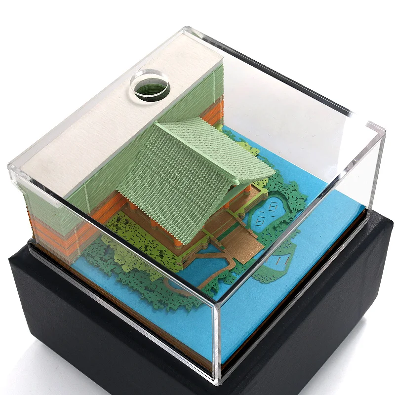 Рекламная художественная бумага лазерная резка 133 слоев удивительный дом 3D