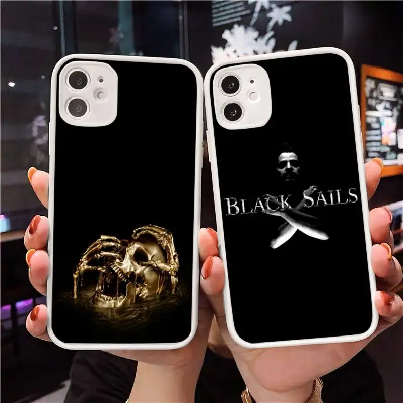 

Black Sails adventure pirate TV Phone Cases Matte Transparent for iPhone 7 8 11 12 s mini pro X XS XR MAX Plus cover funda