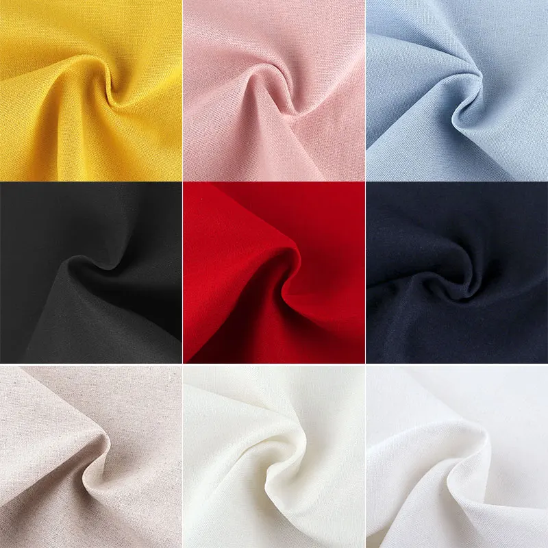 Ткань с вышивкой из хлопка и льна в европейском стиле ткань полиэстера простая