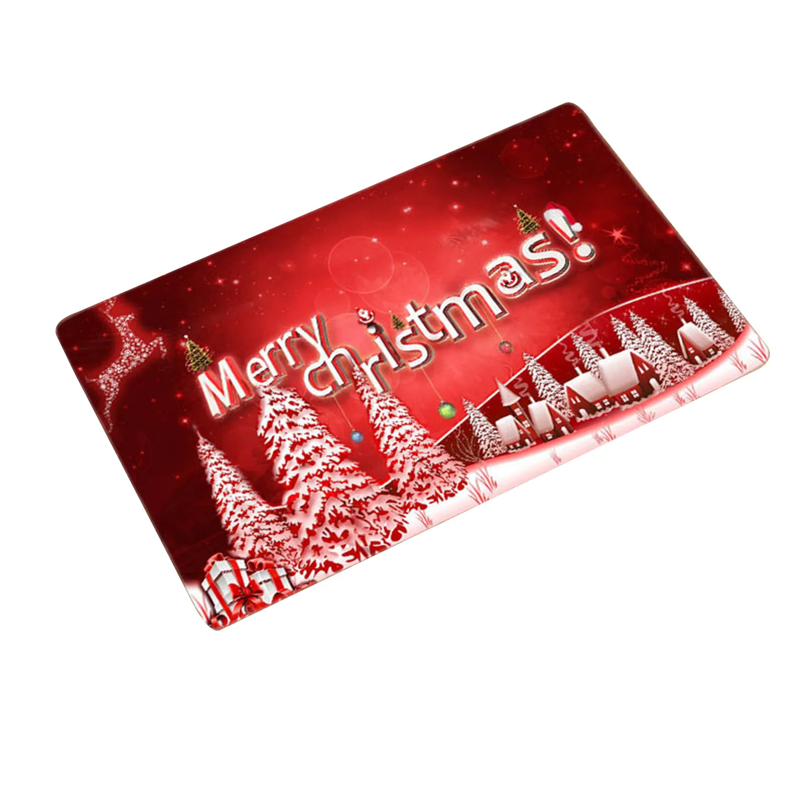 

Christmas Carpet Kitchen Bedroom Mat Entrance Doormat Home Hallway Balcony Bathroom Anti-Slip Floor Children's Tatami Rug