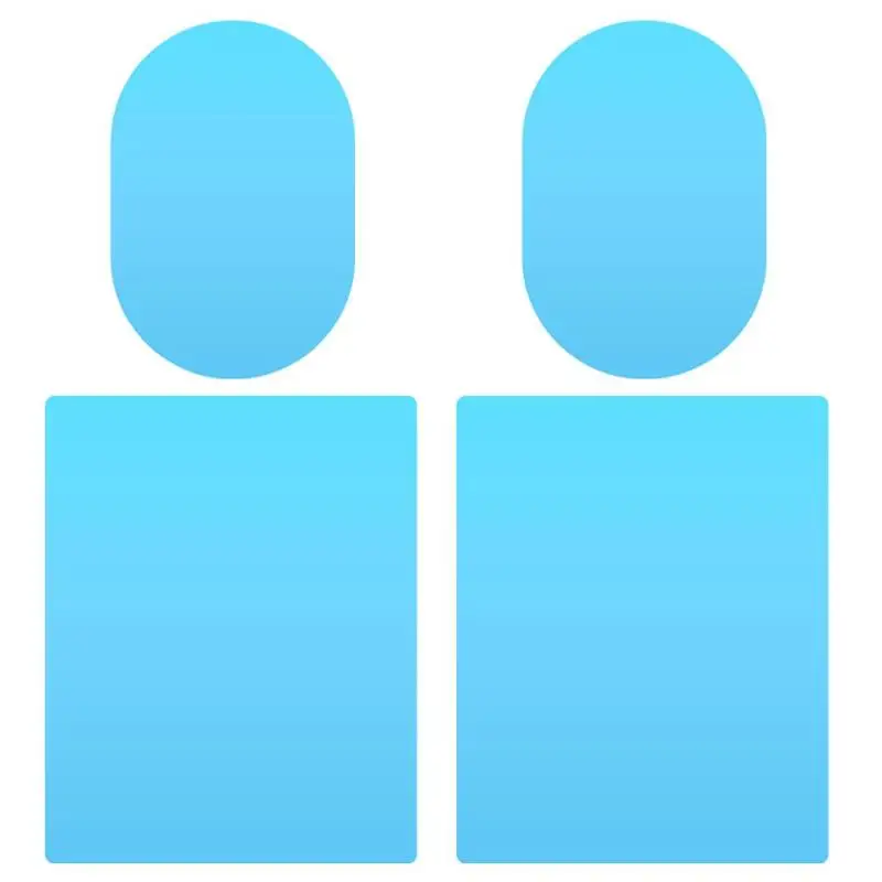 4 шт. Автомобильная боковая зеркало заднего вида защитные пленки для окон