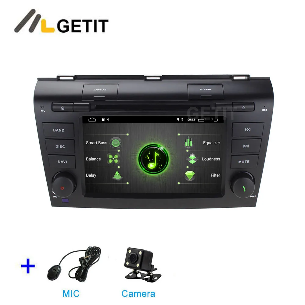DSP 64G PX6 Android 9 автомобильный DVD видео стерео радиоплеер gps навигация для Mazda 3 мазда3 2003~ 2009 - Цвет: DSP 2G CAMERA