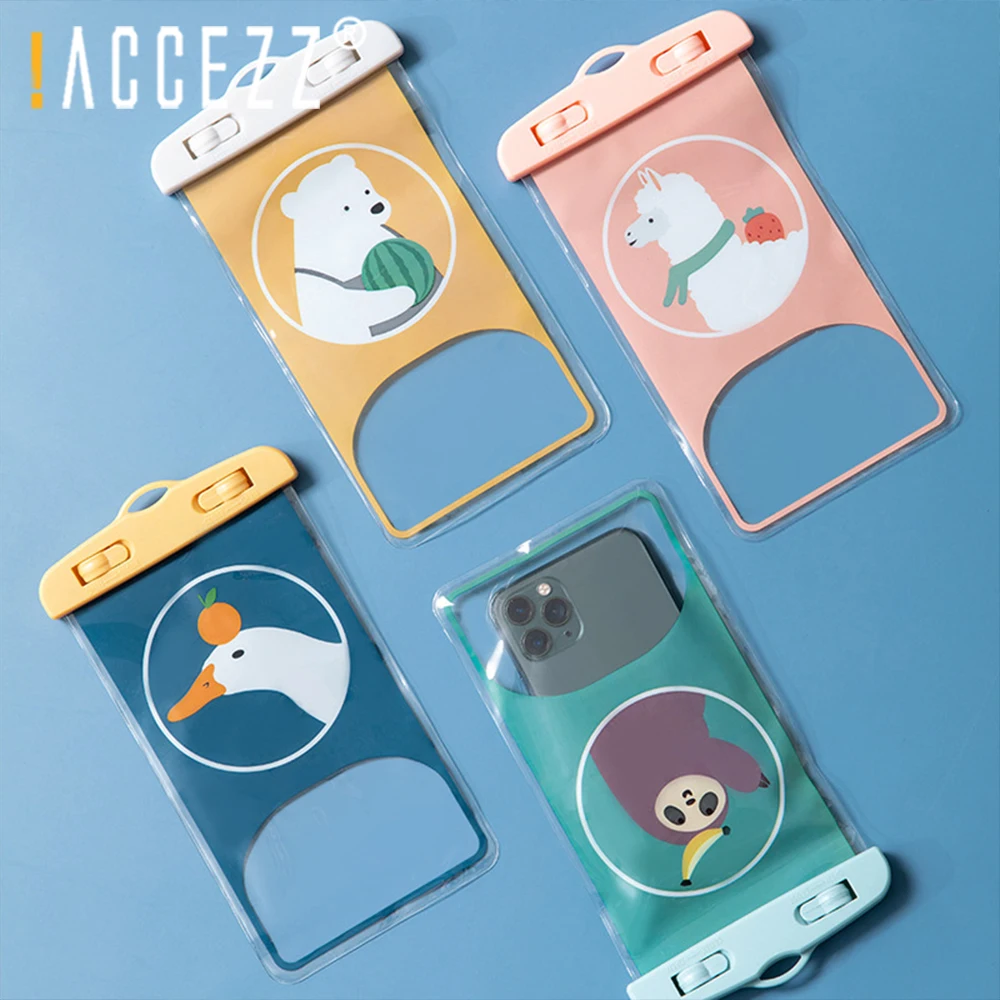 

!ACCEZZ Universal Waterproof Case For iPhone Samsung Xiaomi Huawei Cover Bag Cases For Mobile Phone Coque Water proof Phone Case