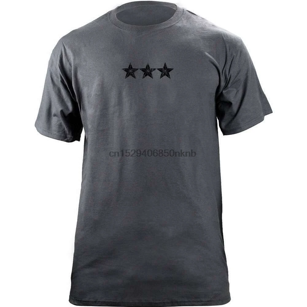Vintage Officer Rank O-9 Lieutenant General Vice Admiral Veteran T-Shirt |