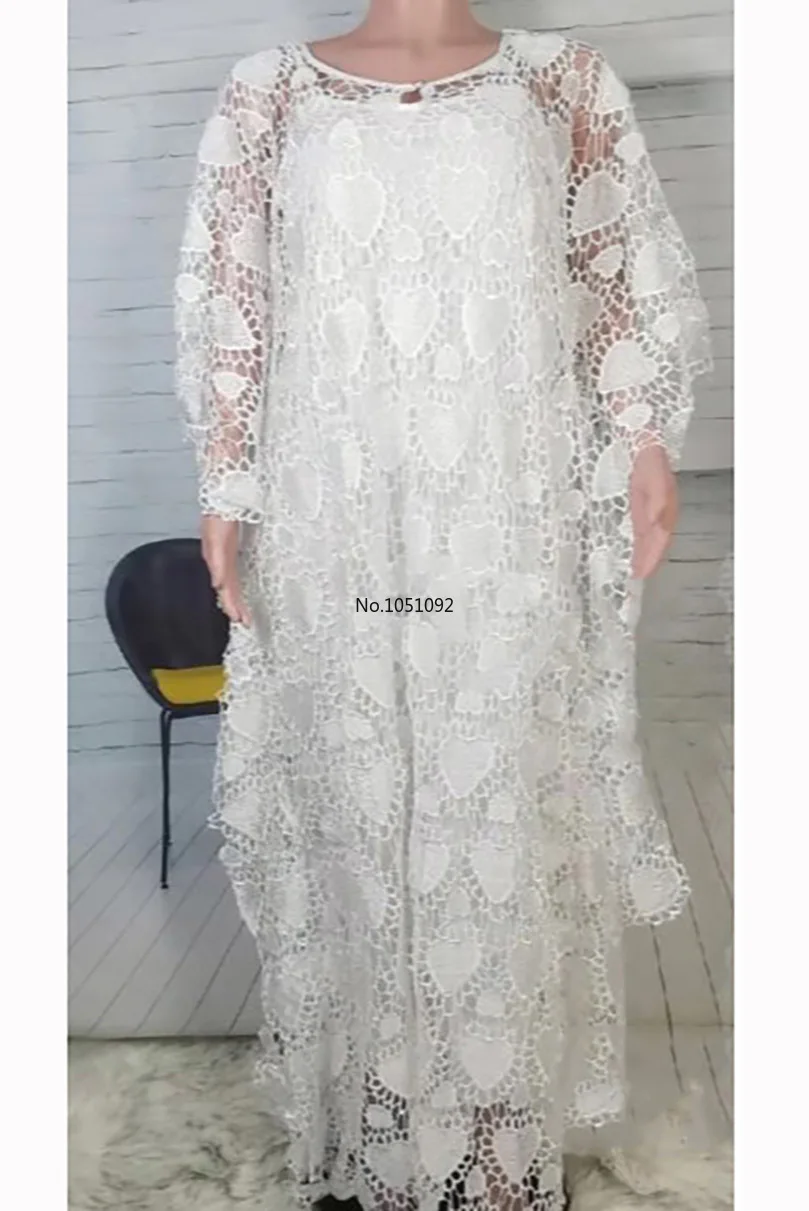 Новый стиль классическое Африканское женское Дашики водорастворимое кружевное