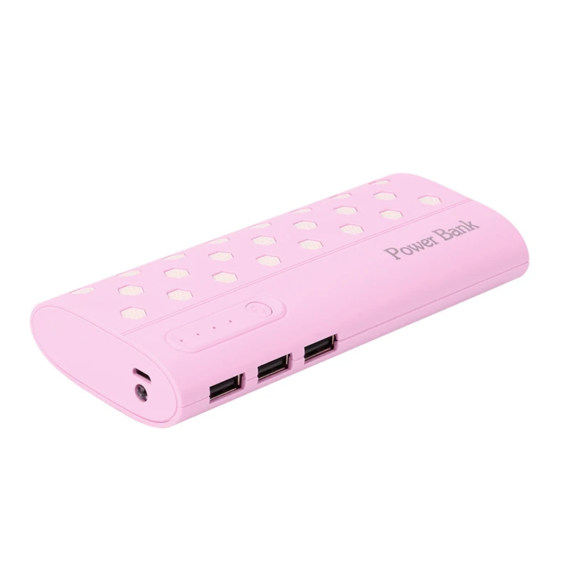 2018 соты дизайн 20000mAh 5 V/1A портативный Банк питания три USB зарядные устройства для