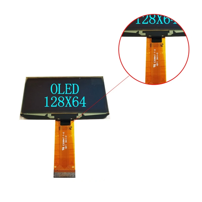 OLED дисплей 2 42 дюйма 128X64 ЖК модуль экран дисплея 8Bit 6800/8080 4 SPI последовательный