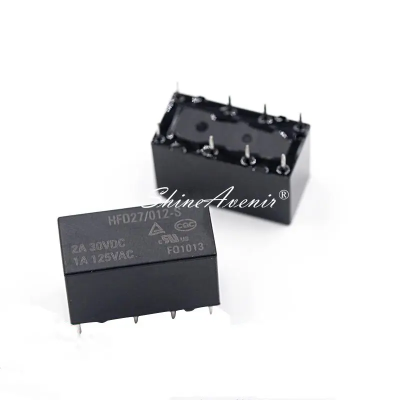 

5pcs/lot Relay HFD27-005-S 012-S 024-S HFD3/5 HFD3/12 HFD3/24 HFD3/5-S HFD3/12-S HFD3/24-S 5V 12V 24V 8PIN Original in stock