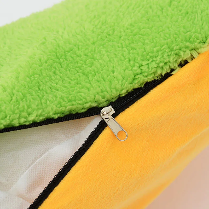 

Adorable Hot Dog Shape Pet Kennel Washable Warm Puppy Kitty Nest Pet Supplies Home Accessories