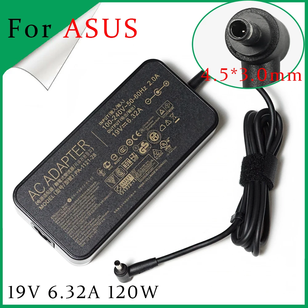 Оригинальный адаптер переменного тока 19 в 6 32 А зарядное устройство для ноутбука