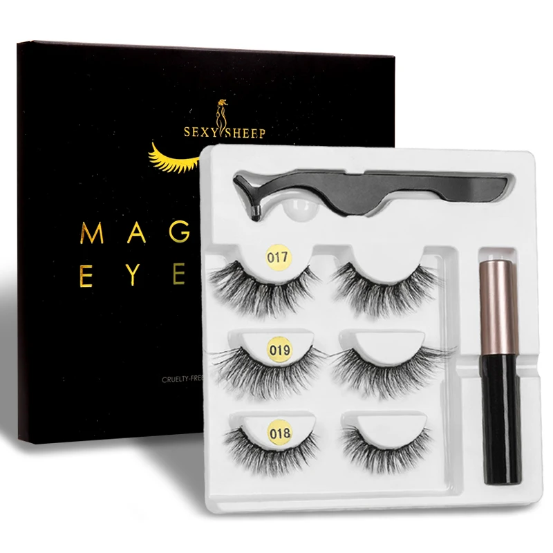 3 пары набор магнитных ушей водонепроницаемые длительное наращивание ресниц