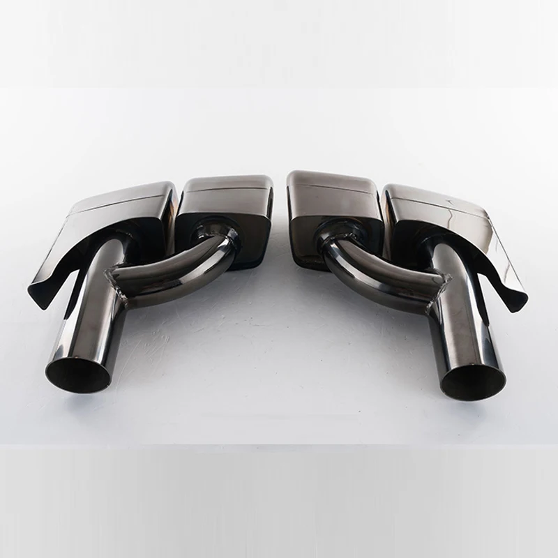 Наконечник глушителя выхлопной трубы автомобиля 2 шт. труба из нержавеющей стали