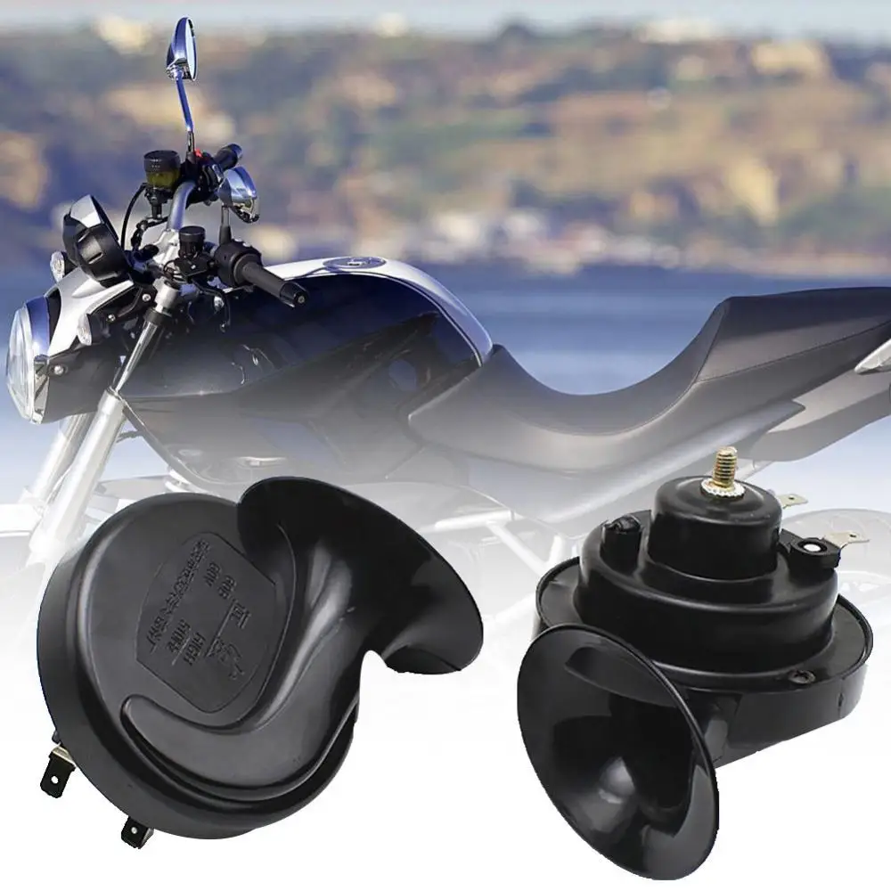 

Universal Motorcycle Motorbike Scooter 12V Electric Snail Horn Super Loud Siren