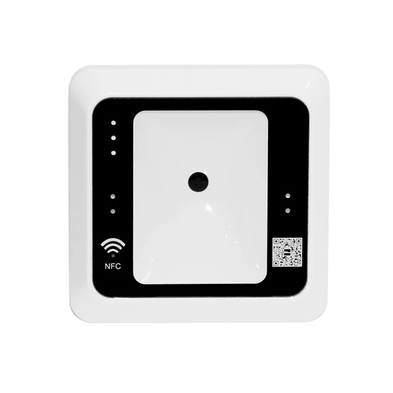 zk qr500 qr code reader rfid usb rs485 wiegand scanner card reader for access control and parking system free global shipping