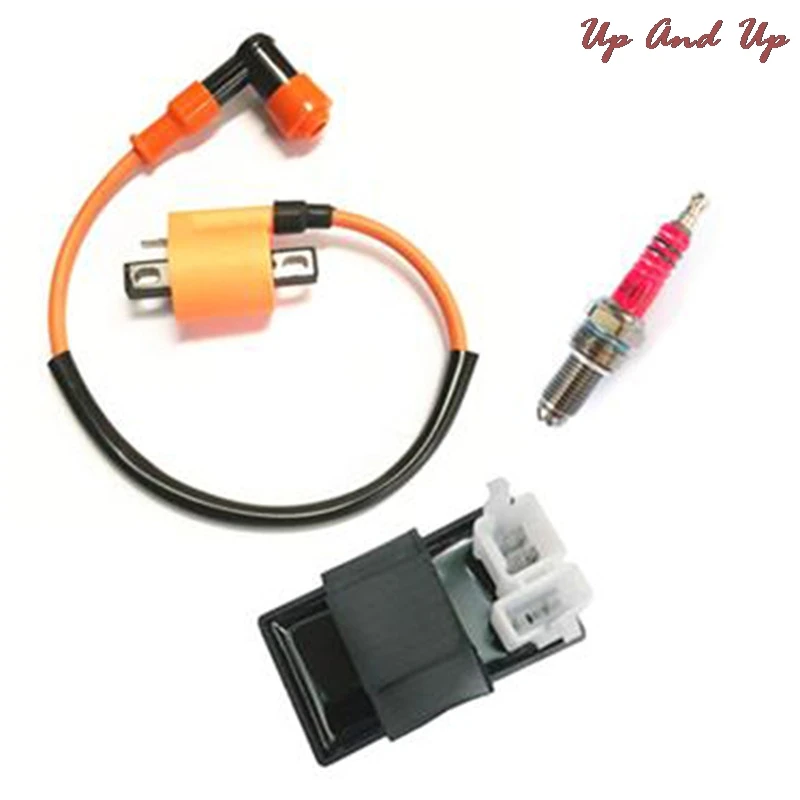 

Катушка зажигания + 6 Pin CDI 3-электрод + D8TC D8TJC свечи зажигания для CG 125cc 150cc 20cc 250cc вертикальный четырехтактный двигатель с воздушные охлаждение...