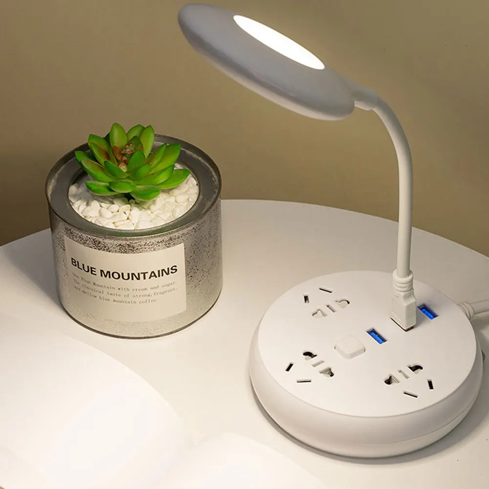 

LED Table Lamp Eye Protection Portable USB Rechargeable Socket Desktop Night Lights For Bedroom Reading Book Lights Morden Lamp