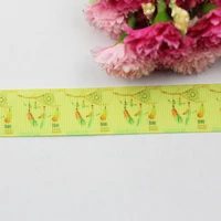 easter dreamcatcher printed grosgrain ribbon 16 75mm diy handmade materials wedding gift wrap tape ribbons 102550yards