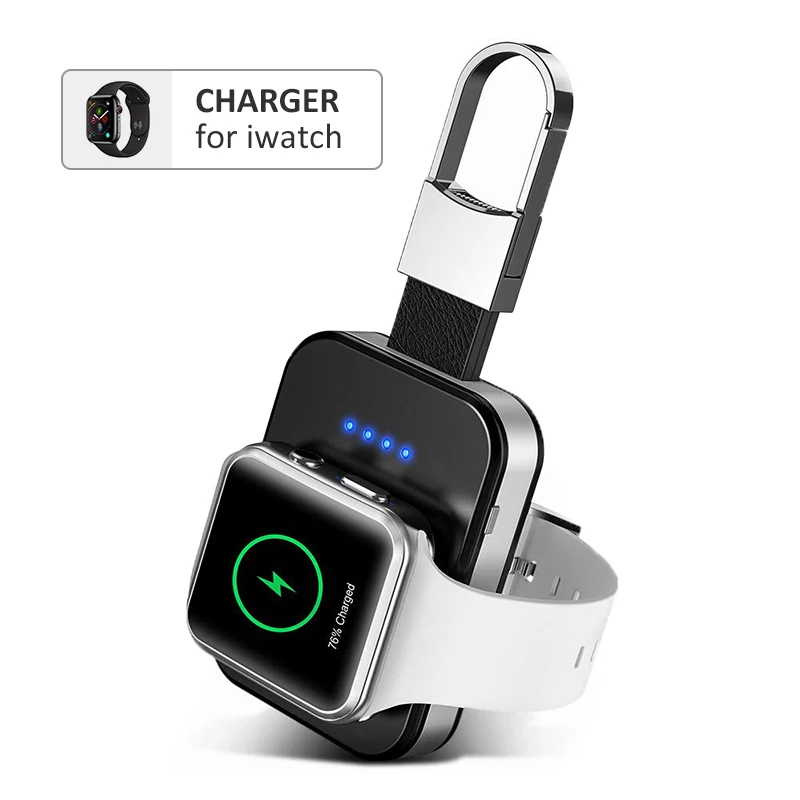 ASona Беспроводное зарядное устройство power Bank для i Watch 1 2 3 4 Портативный внешний мини