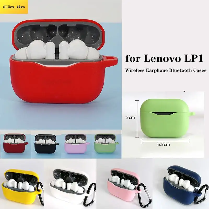 

For Lenovo LP1 soft Silicone Anti-fall Protective Case for LivePods LP1 earphone Case