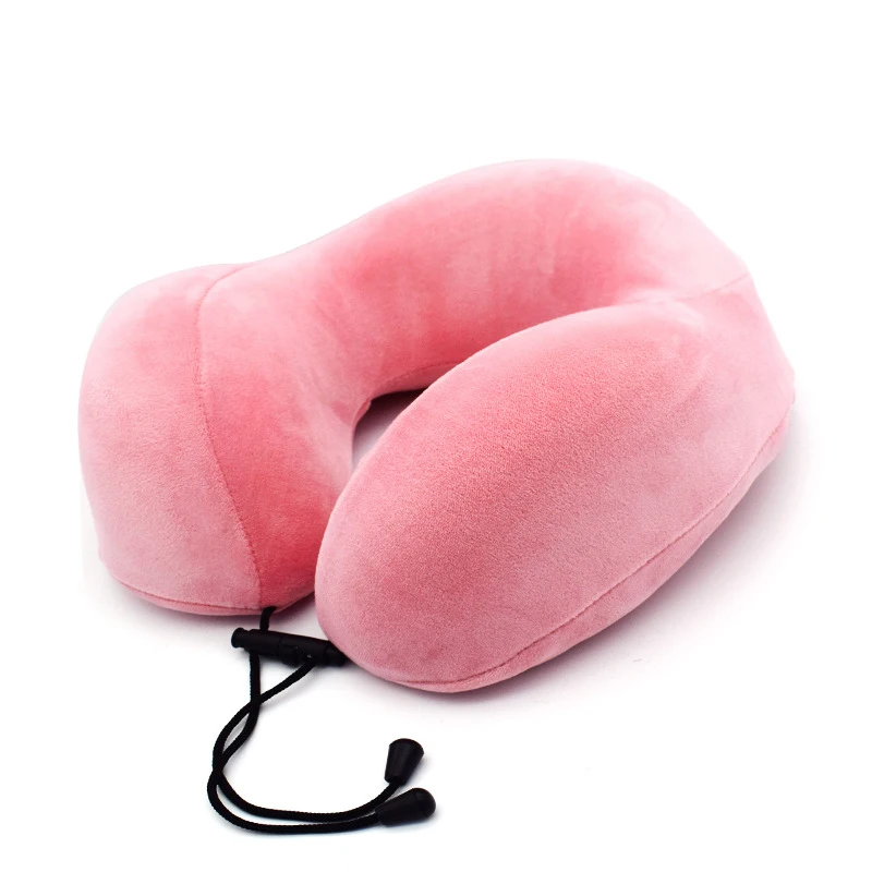 

U Shaped Travel Pillow Slow Rebound Memory Foam Neck Pillows For Pain Relief Portable Foldable Sleeping Pillow For Airplane Car