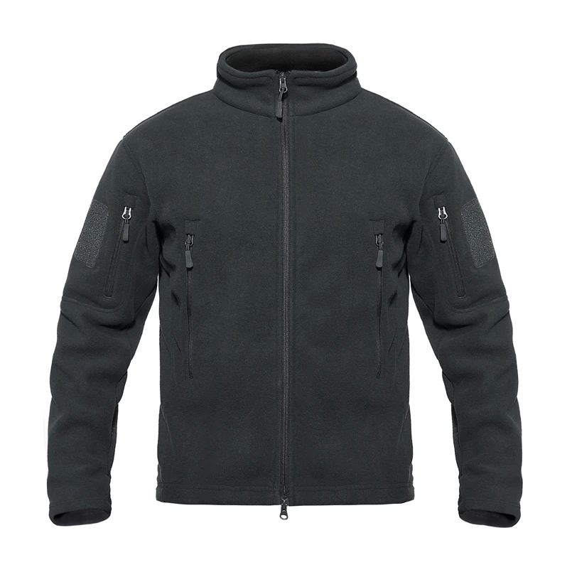 

Winter Fleece Jacket Mens US Military Tactical Clothing Thermal Casual Outerwear Patchwork Male Frock Coat Windproof Jackets 4XL