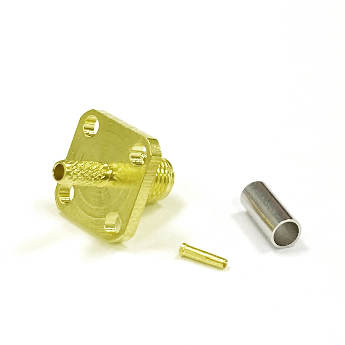 1 шт. SMA женский Джек RF коаксиальный преобразователь коннектор обжимной RG316 RG174 LMR100