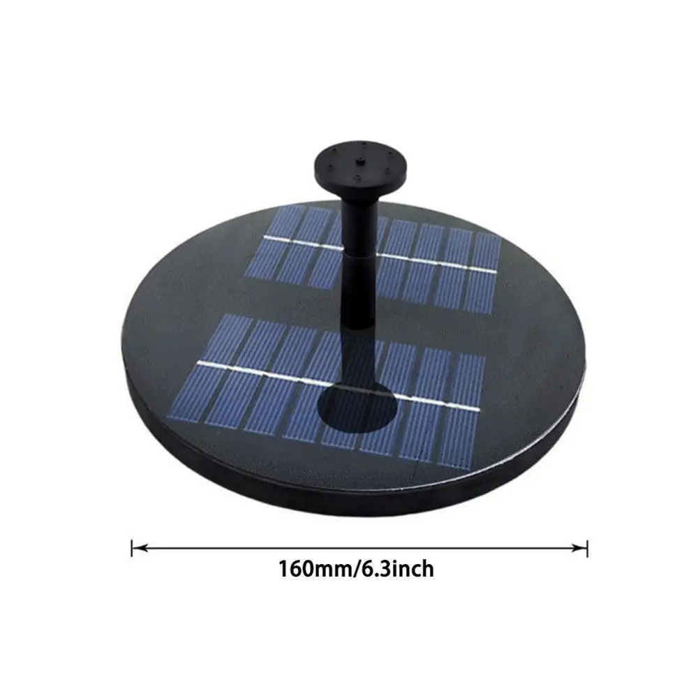 

Mini Solar Powered Fountain Garden Pool Pond Solar Panel Floating Fountain Garden Decoration Water Fountain Drop Shipping
