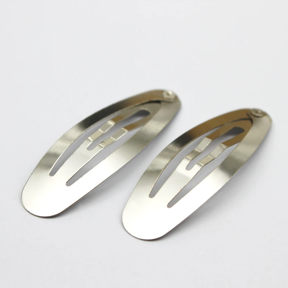 

50pcs Silver Plated Hair Clips Head Hairpins Jewelry Finding for Women HC-018