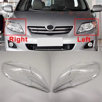 car front headlight cover for toyota corolla 2007 2009 headlamp lampshade lampcover head lamp light glass covers lens shell caps