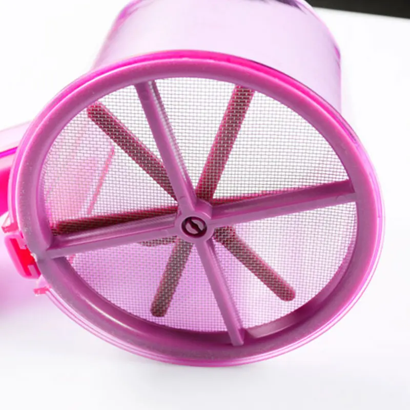 Домашний кухонный просеиватель с пластиковой ручкой давление случайный цвет 1