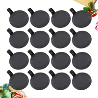 100pcs triangle mousse base boards cake boards cake tray dessert board for birthday wedding 12x7 8cm black