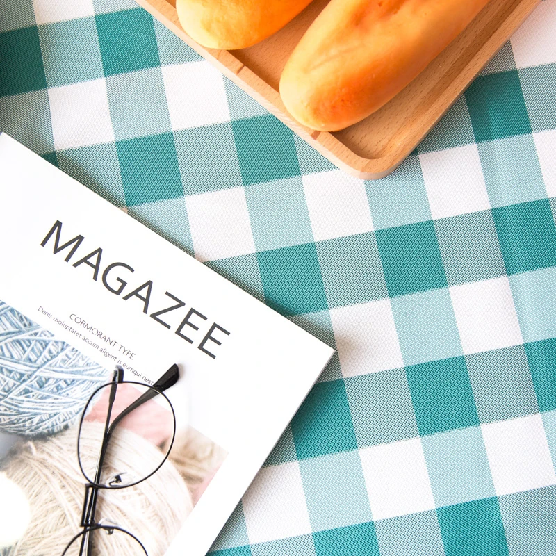 Пасторальный полиэстер прямоугольный плед стол для пикника скатерть Ресторан