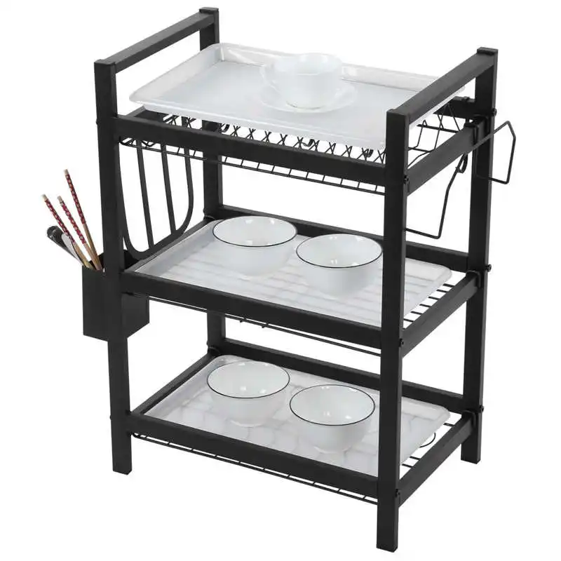 

Сушилка для посуды, 3 уровня, из нержавеющей стали