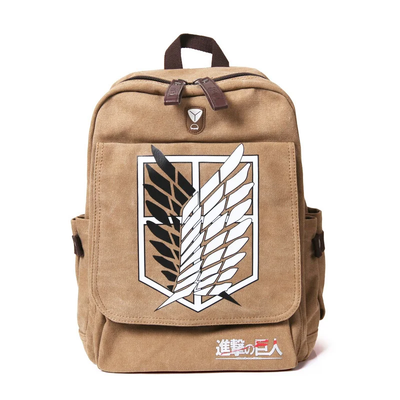 Нападение на titan Shingeki нет Kyojin Аниме Косплей Рюкзак Школьный Сумка Модный