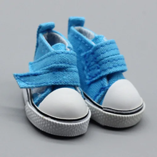 Лучшая распродажа 5 см холщовая обувь джинсовые мини игрушки 1/6 кукол кроссовки