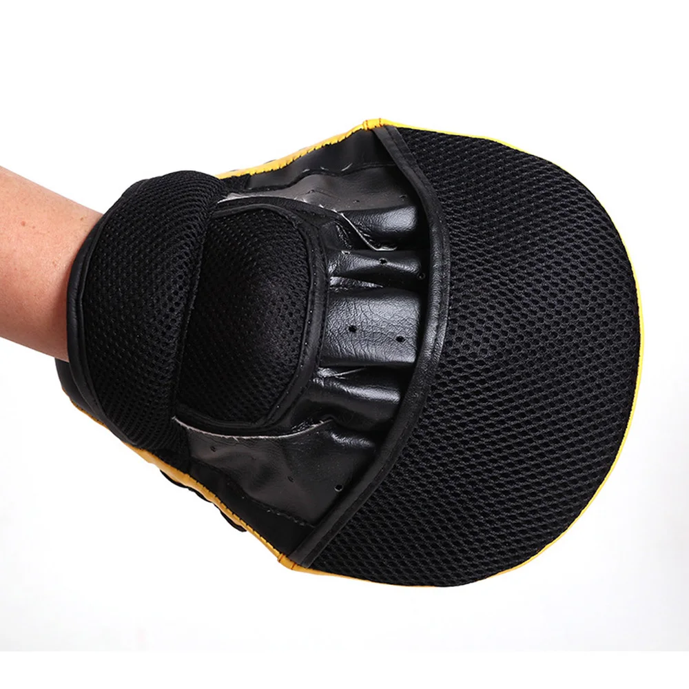 

1pcs Boxing Hand Target MMA Martial Mitts Thai Kick Pad Kit Red Karate Training Mitt Focus Punch Pads Sparring Boxing For Adults