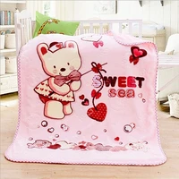 baby blanket double thickness children and newborns blanket autumn and winter double sided coral blanket