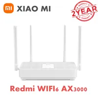 Маршрутизатор Xiaomi Redmi AX3000, заменяемый AX6 AX5, Wi-Fi 6, 2,4 ГГц/5G, двухчастотный сетевой ретранслятор Wi-Fi, 4 антенны, удлинитель сигнала