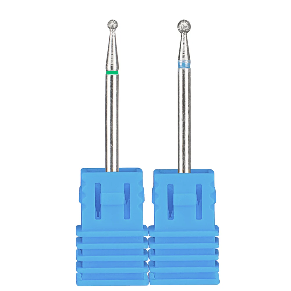2 шт./лот алмазные фрезы для маникюра, фрезы для педикюра, сверла для ногтей, биты-аксессуары, насадки для маникюрных фрез, пилки для ногтей
