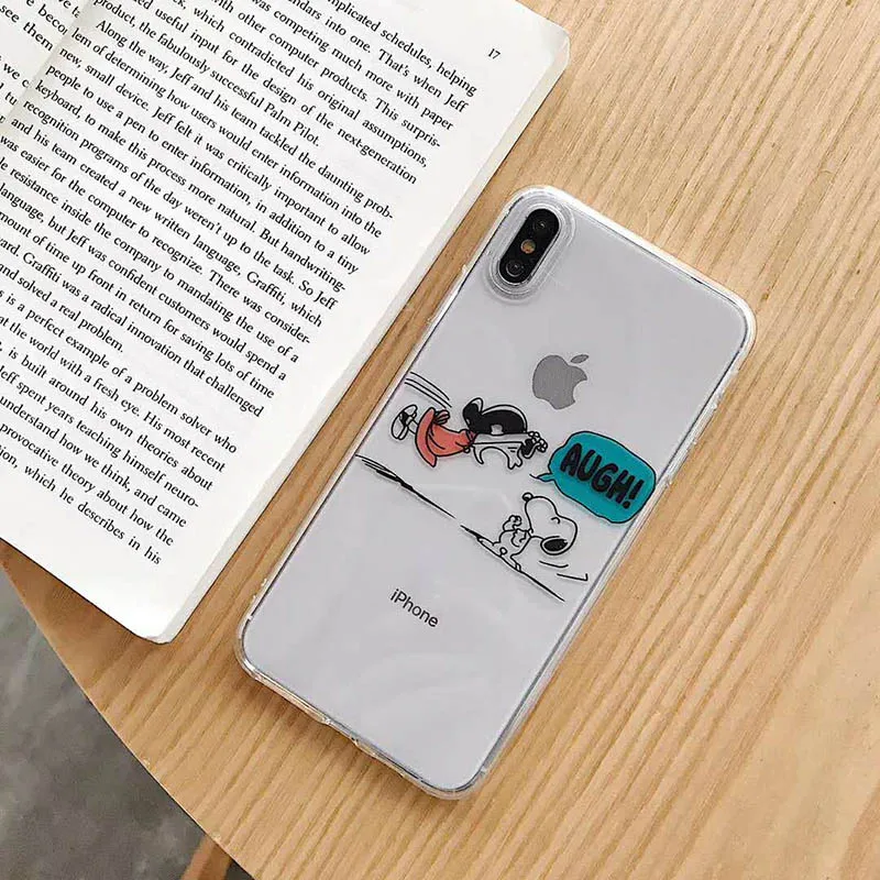 Милый чехол для телефона Peanut Charlie dog для iphone7 11 pro max чехол из мягкого ТПУ прозрачный чехол для iphone6 6s 7 8plus x xr xs max capa